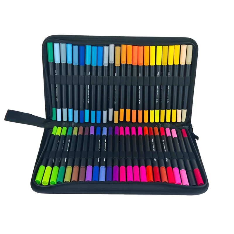 Dual Brush 48 Colors | ৪৮ টি উজ্জ্বল ও সমৃদ্ধ রঙ