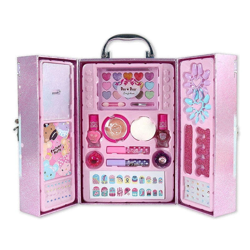 Kids Pretend Play Makeup Suitcase | শিশুদের প্রিটেন্ড প্লে মেকআপ স্যুটকেস